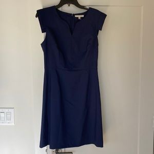 NWT navy size 6 cute office dress